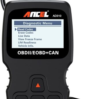 ANCEL AD310 Classic Enhanced Universal OBD II Scanner Car Engine Fault Code Reader CAN Diagnostic Scan Tool, Read and Clear Error Codes for 1996 or Newer OBD2 Protocol Vehicle (Black)